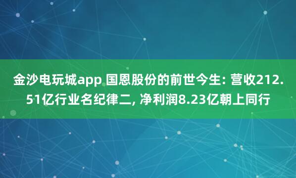金沙电玩城app 国恩股份的前世今生: 营收212.51亿行业名纪律二, 净利润8.23亿朝上同行